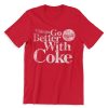 Men & Women Coke Tops | Coke Graphic T-Shirt