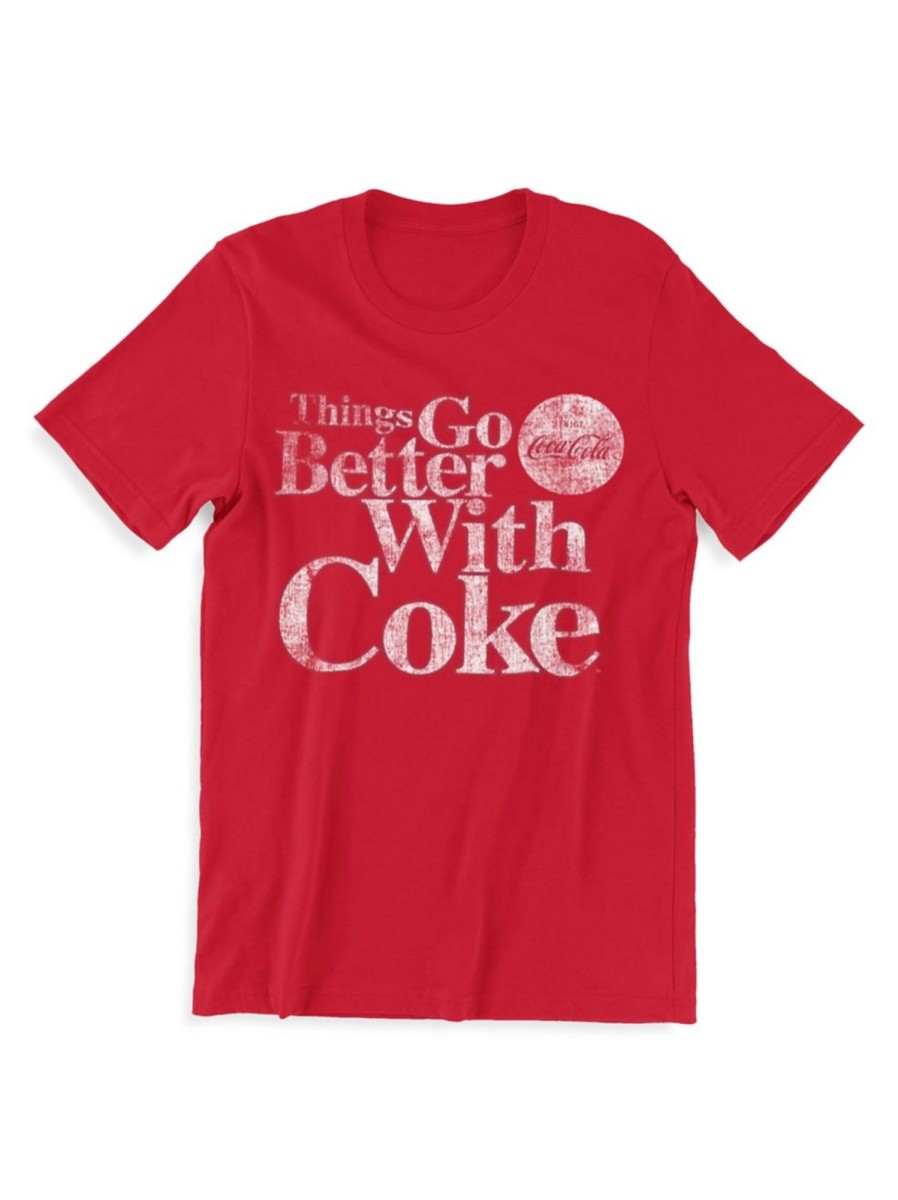 Men & Women Coke Tops | Coke Graphic T-Shirt