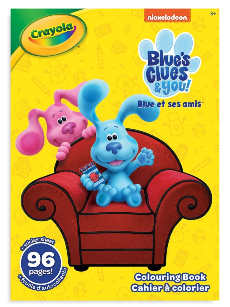 Toys Crayola Arts & Crafts | Blue'S Clues 96-Page Colouring Book