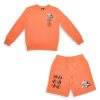 Kids & Baby Jurassic World | Boy'S 2-Piece Jurassic Dinos Fleece Sweatshirt & Shorts Set