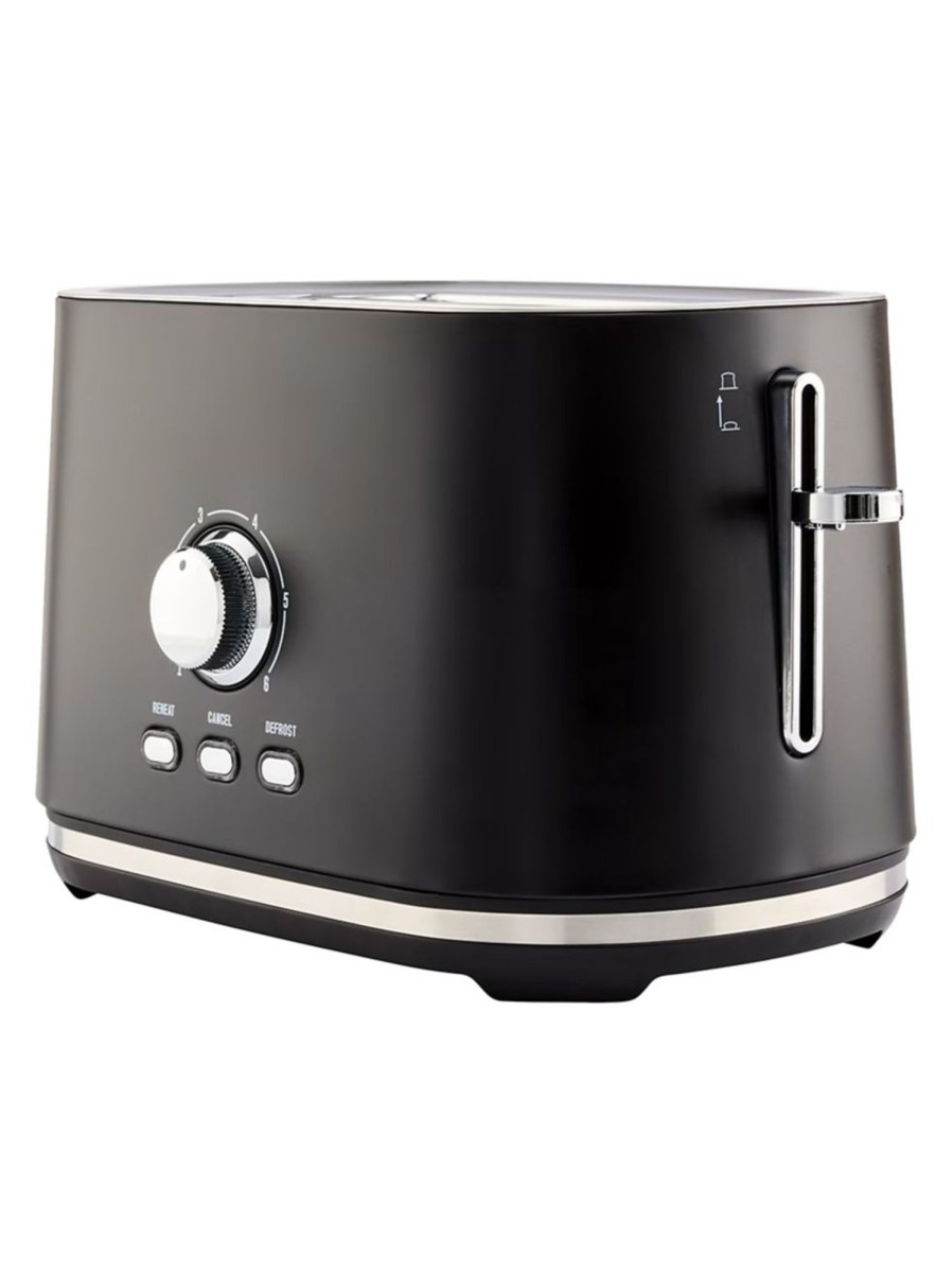 Home Living Anko | 2-Slice Black Matte Toaster