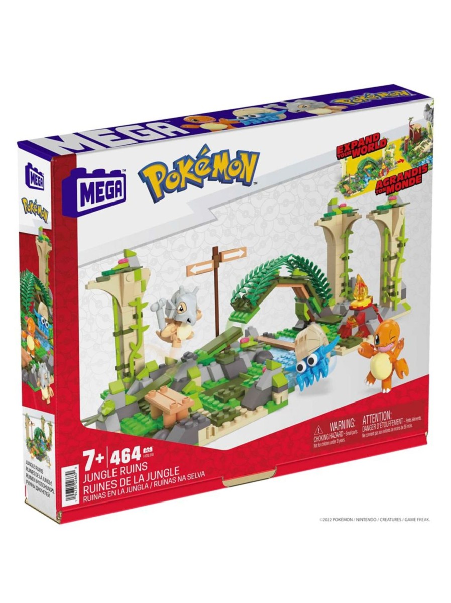 Toys Mega Construx Building Blocks & Sets | Mega Construx Pokemon Jungle Ruins