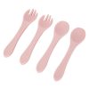 Kids & Baby Anko Nursing & Feeding | 4-Piece Silicone Spoon & Fork Set