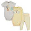 Kids & Baby Gerber | Baby'S 3-Piece Take Me Home Safari-Print Set