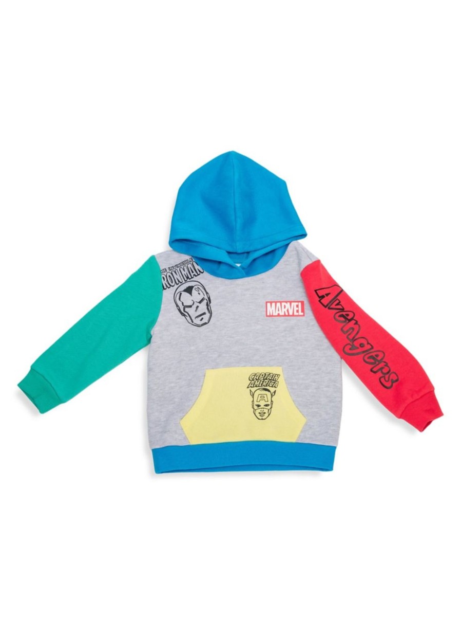 Kids & Baby Marvel | Little Boy'S Marvel Hero Block Hoodie