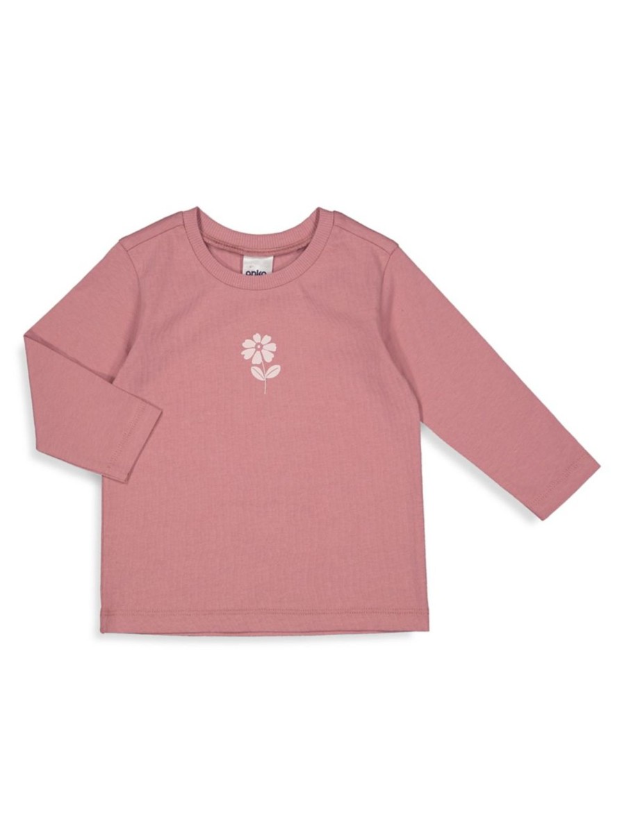 Kids & Baby Anko | Baby Girl'S Placement-Print Long-Sleeve T-Shirt