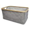 Home Living Anko Containers & Baskets | Bamboo Frame Laundry Basket