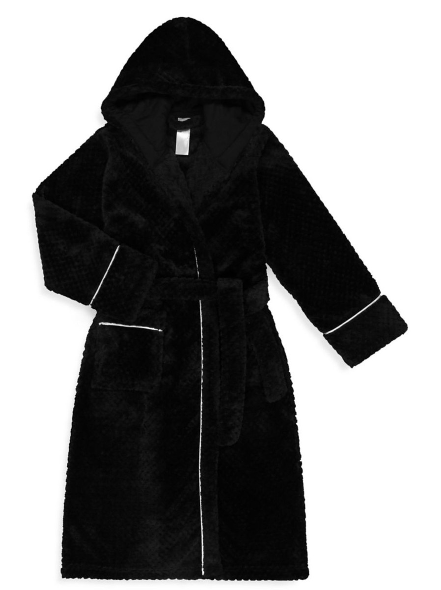 Kids & Baby Anko Boys | Boy'S Supersoft Textured Hooded Robe