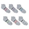 Men & Women Hanes Socks | Women'S 6-Pair X-Temp 2.0 Breathable Ankle-Length Socks Set