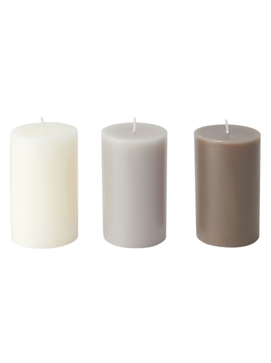 Wellness Anko Candles | 3-Pack Vanilla Bean Scented Pillar Candles