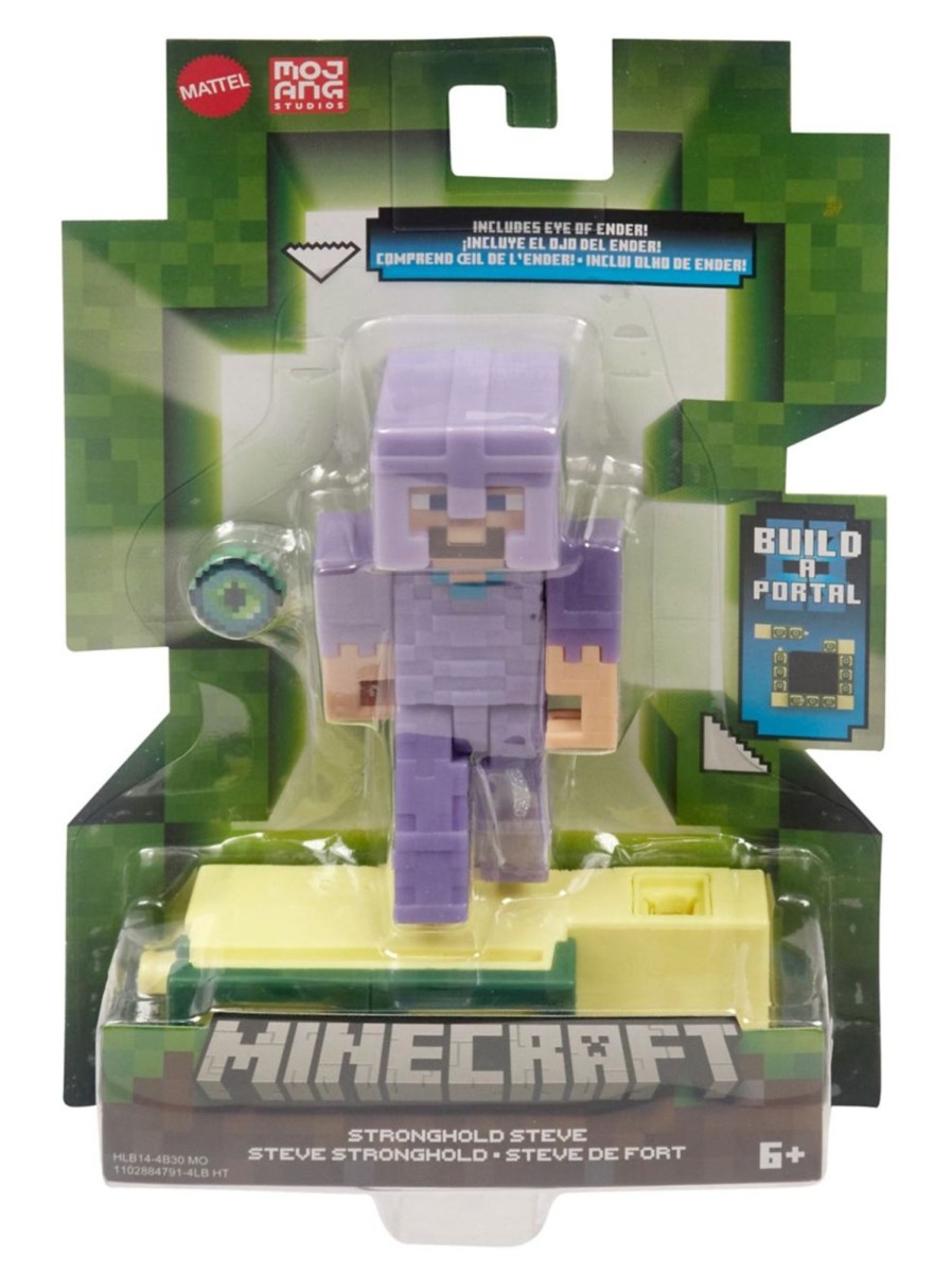 Toys Minecraft Action Figures | Stronghold Steve Figure