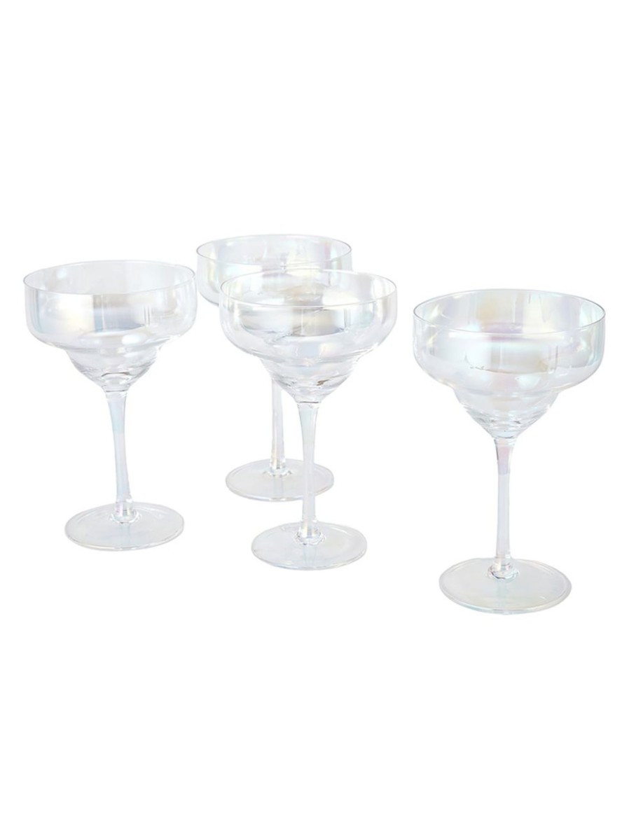 Home Living Anko Drinkware | Set Of 4 Luster Margarita Glasses