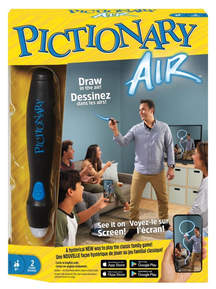 Toys Mattel Games & Puzzles | Pictionary Air Classic Drawing Game