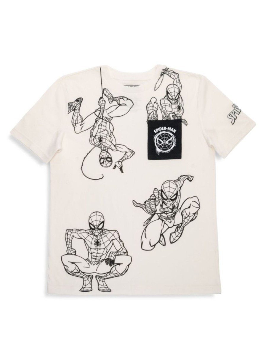 Kids & Baby Spider-Man | Boy'S Marvel Spidey Outlines Graphic T-Shirt