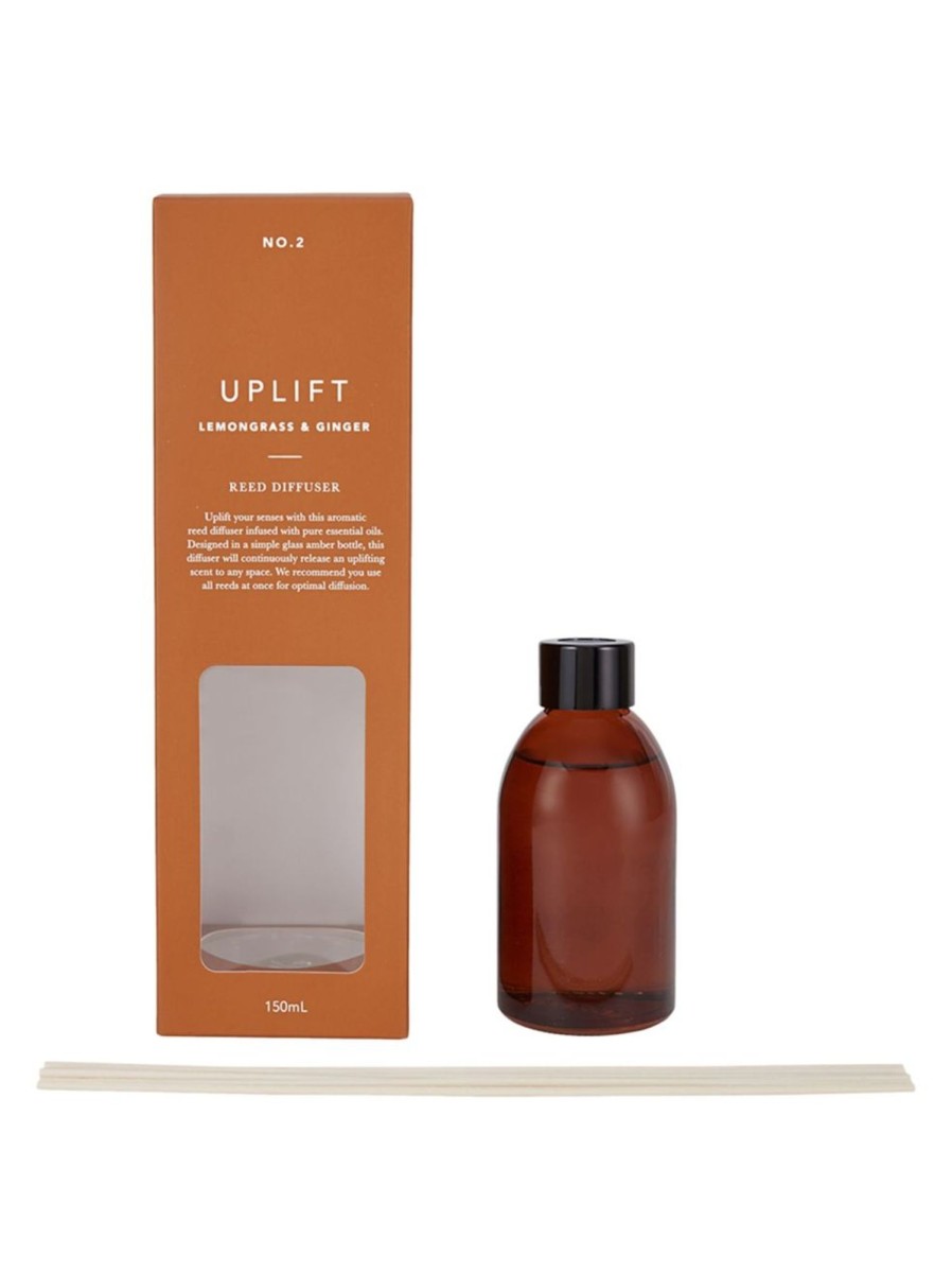 Wellness Anko Diffusers & Essential Oils | Uplift Lemongrass And Ginger Reed Diffuser