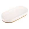 Home Living Anko Bathroom Storage & Accessories | Scandi Oblong Bamboo Base Tray