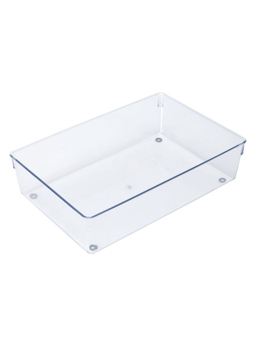 Home Living Anko Utensils & Organization | Medium And Wide Clear Drawer Tray