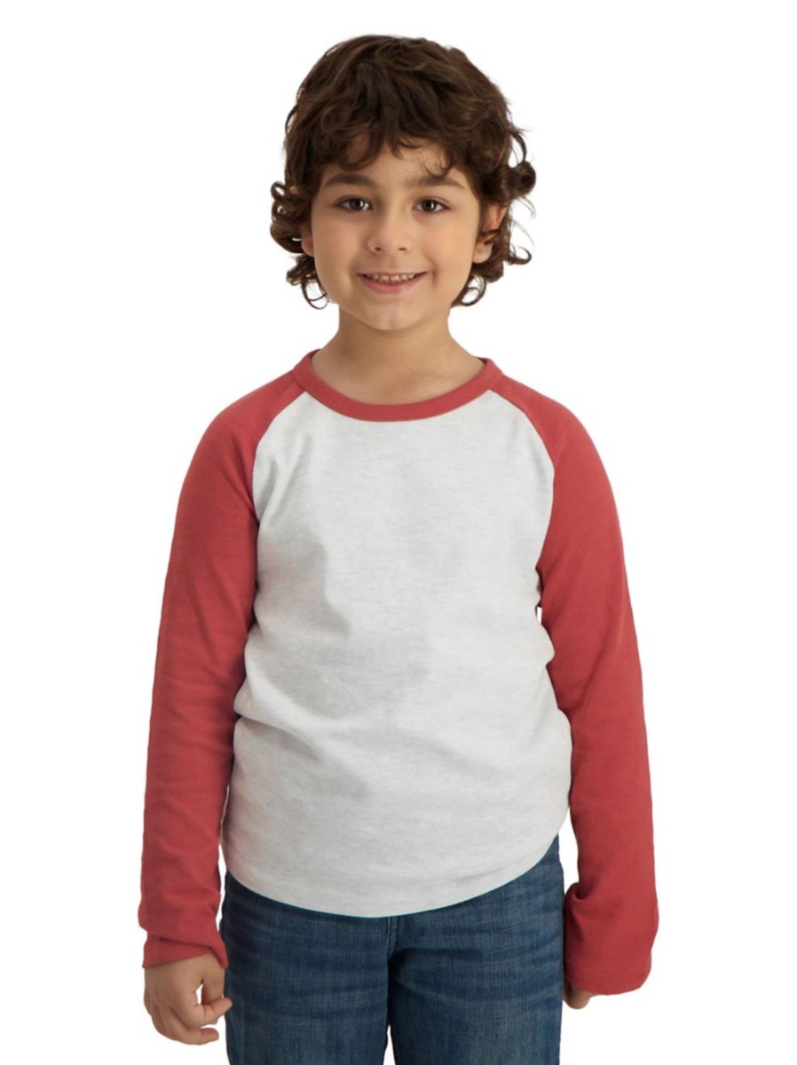 Kids & Baby Anko Toddler Boys | Little Boy'S Colourblock Raglan Top