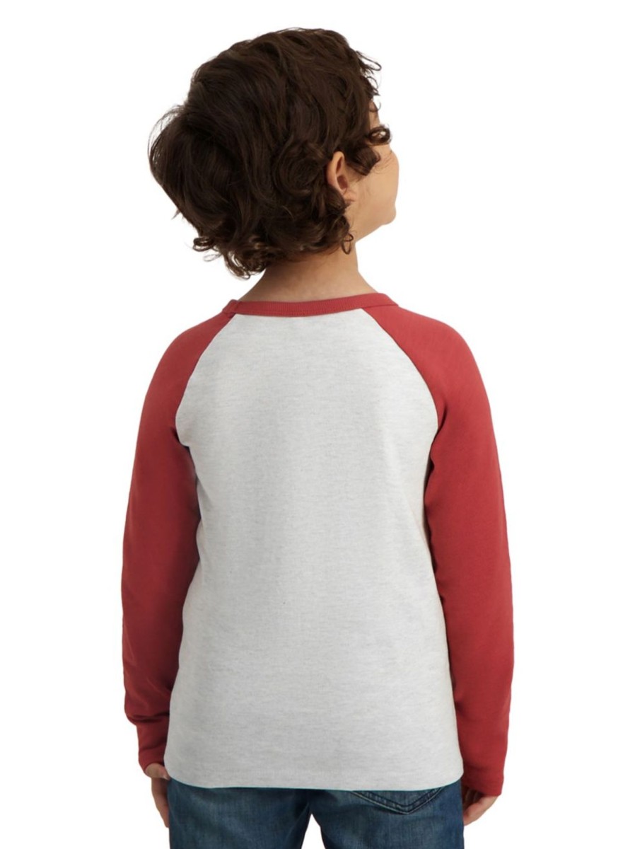 Kids & Baby Anko Toddler Boys | Little Boy'S Colourblock Raglan Top