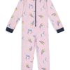 Kids & Baby Anko Toddler Girls | Little Girl'S Unicorn Rainbow Coverall