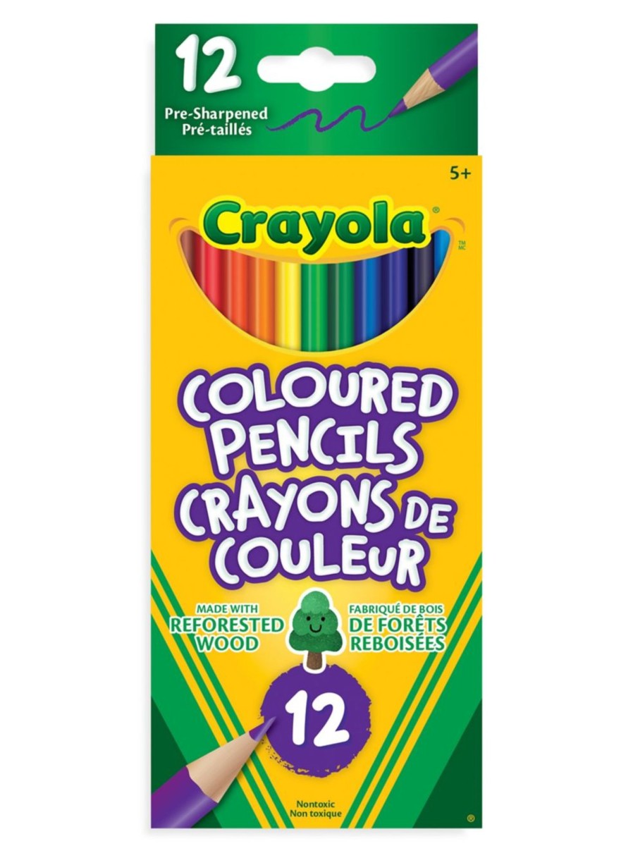 Toys Crayola Arts & Crafts | 12-Piece Coloured Pencil Set