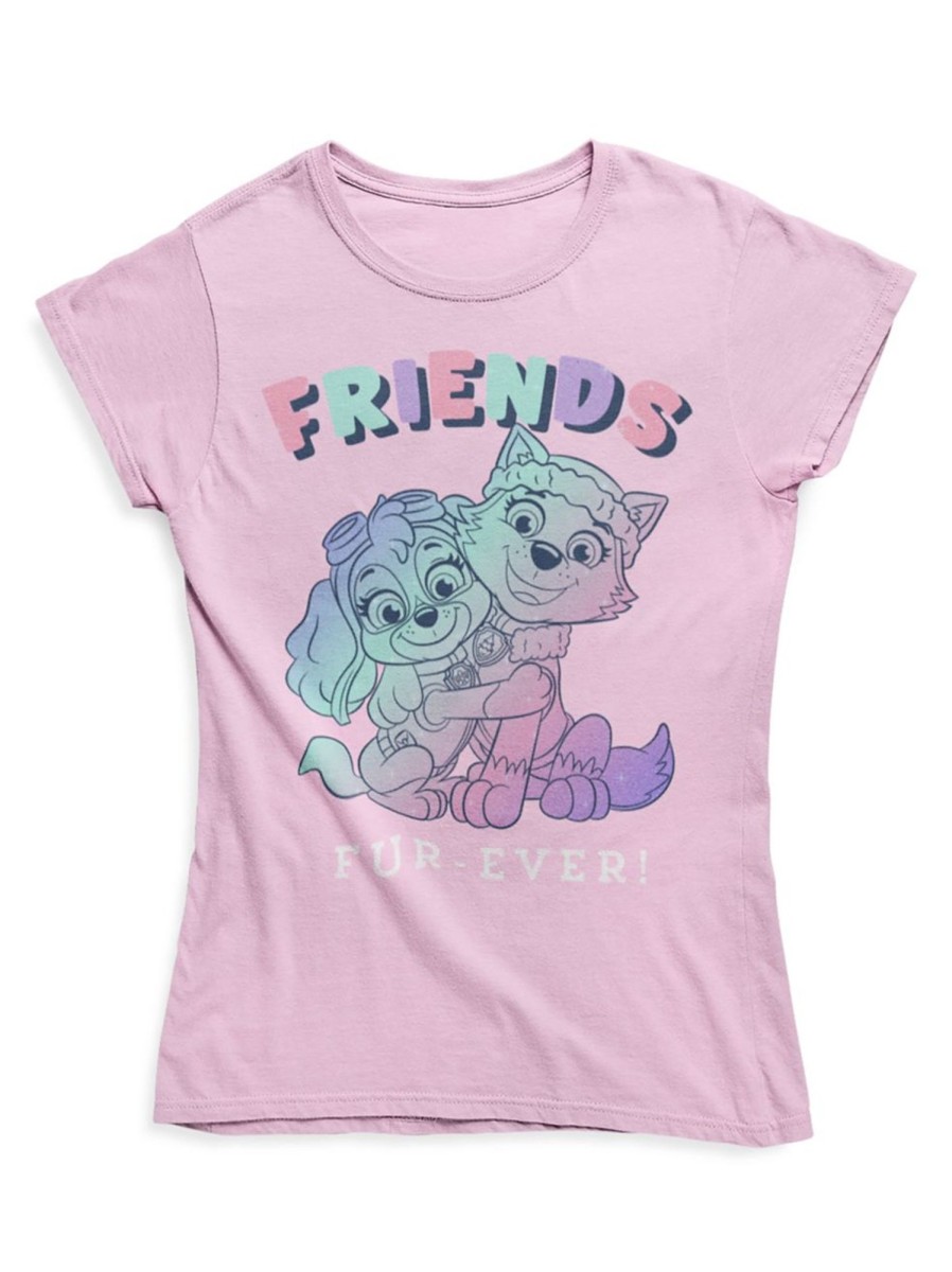 Kids & Baby Paw Patrol | Little Girl'S Friends Fur-Ever Graphic T-Shirt