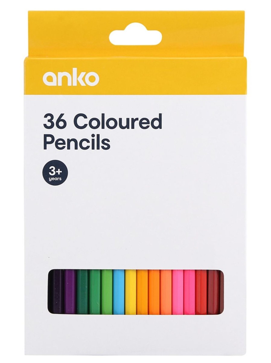 Toys Anko Arts & Crafts | 36-Piece Coloured Pencil Set