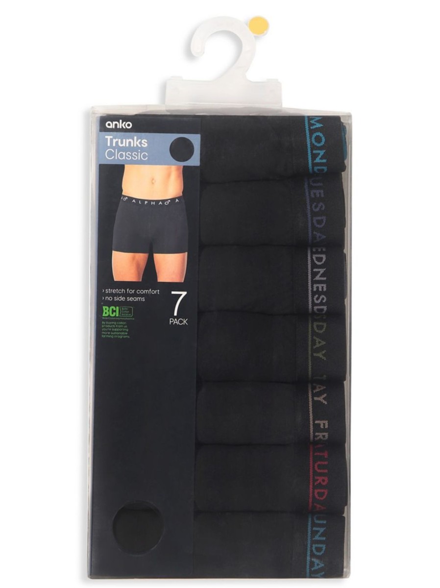 Men & Women Anko Underwear & Socks | 7-Pack Trunks