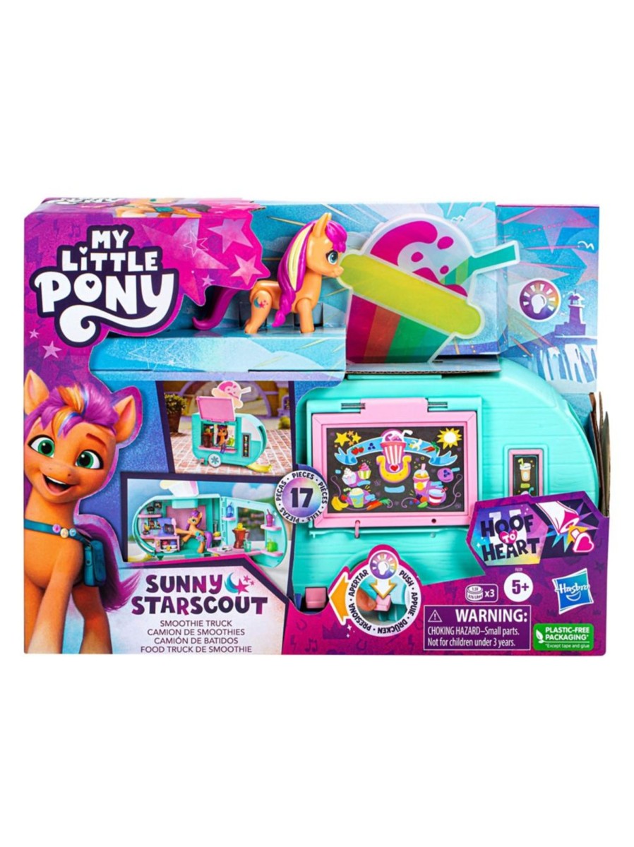 Toys My Little Pony Trains & Vehicles | Sunny Starscout Smoothie Truck Set