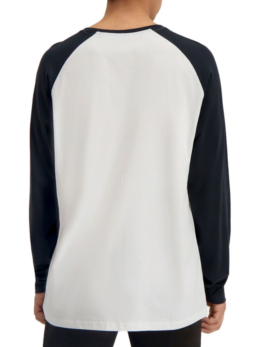 Men & Women Anko Tops | Long-Sleeve Raglan T-Shirt