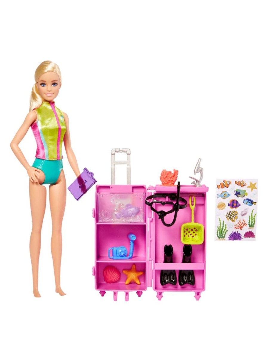 Toys Barbie Dolls & Doll Houses | Barbie Marine Biologist Doll And Playset - Blonde