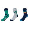 Kids & Baby Anko Underwear & Socks | Kid'S 3-Pair Patterned Crew Socks Pack