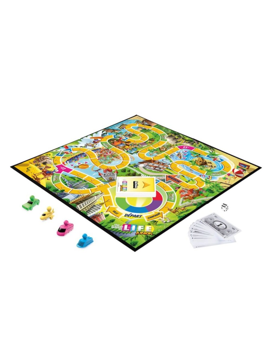 Toys Hasbro Games & Puzzles | The Game Of Life Junior Board Game