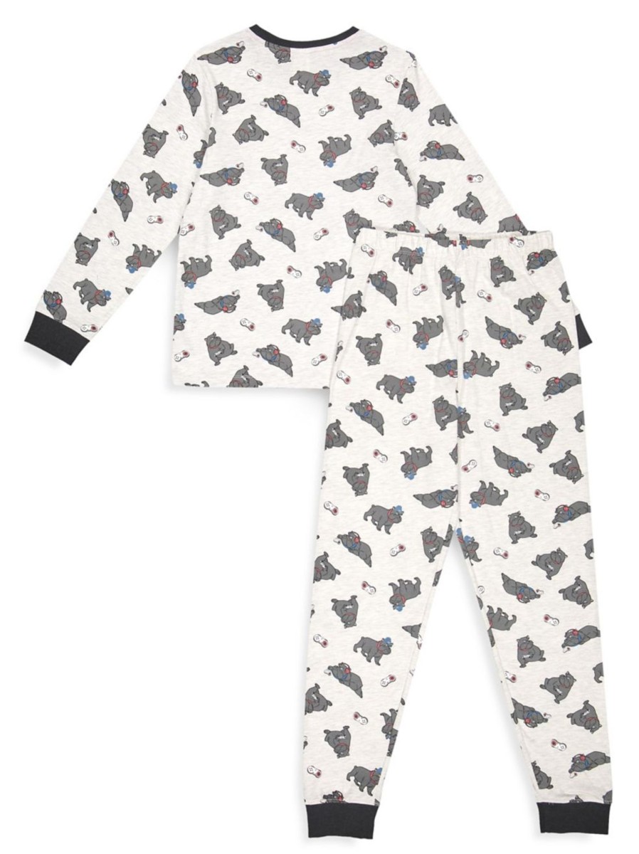 Kids & Baby Anko Boys | Boy'S 2-Piece Dog-Print Pyjama Set