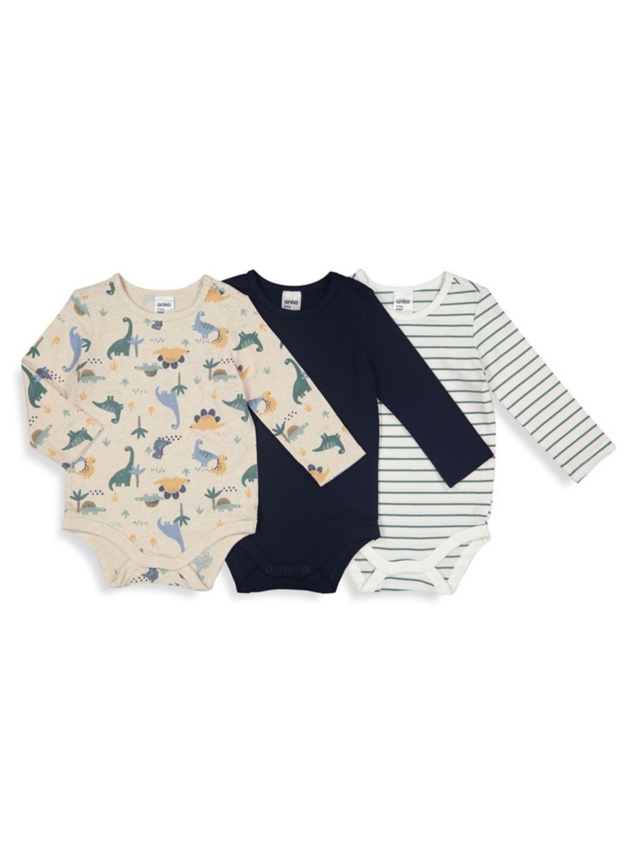 Kids & Baby Anko | Baby Boy'S 3-Pack Bodysuits