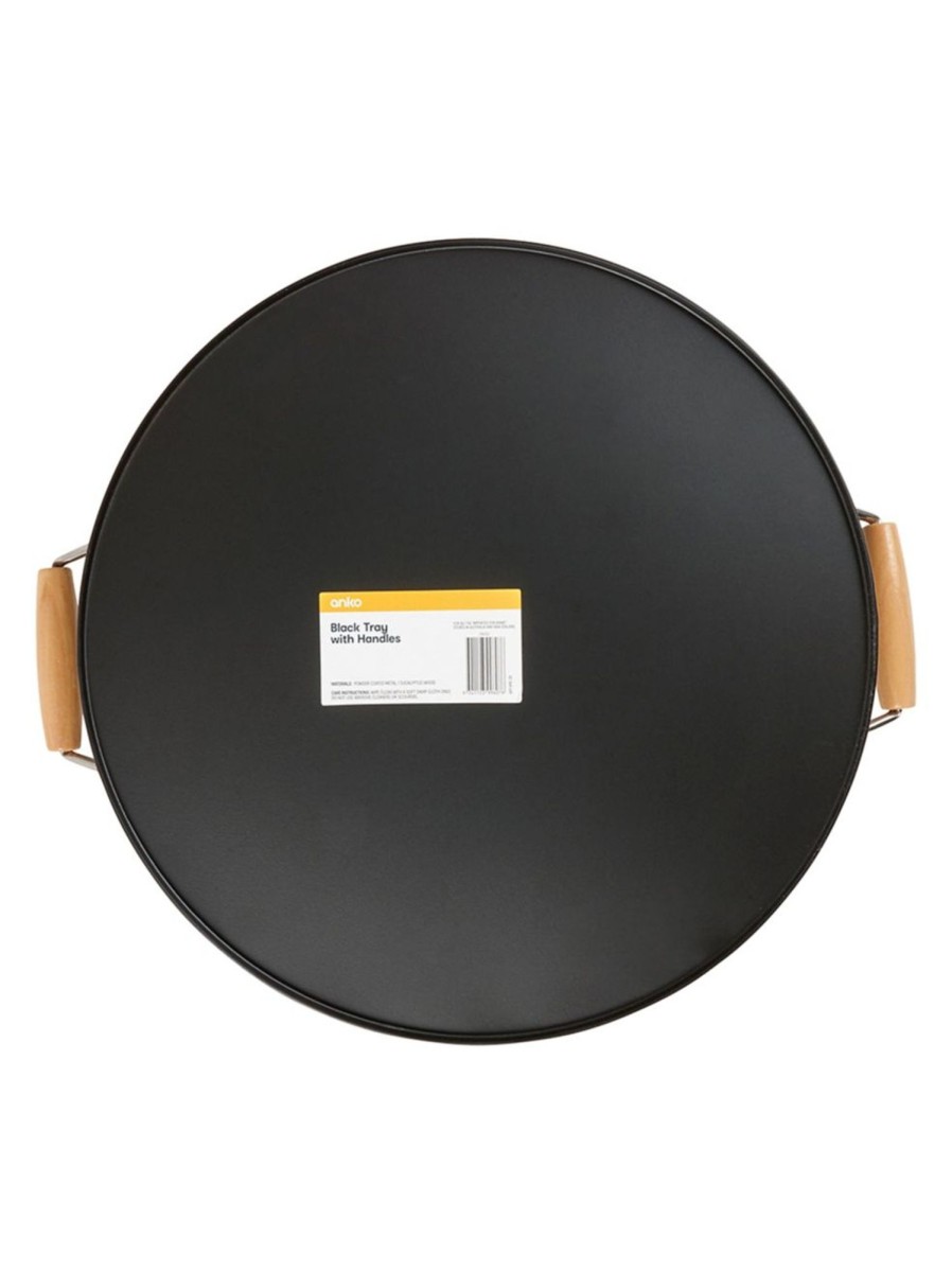 Home Living Anko Serveware | Round Tray With Handles