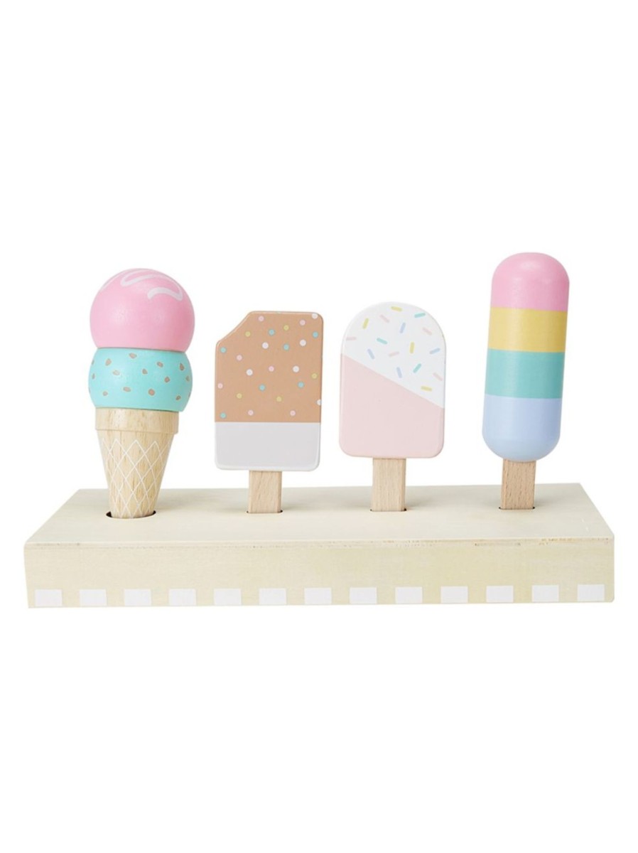 Toys Anko Pretend Play & Dress Up | Wooden Toy Ice Cream Set