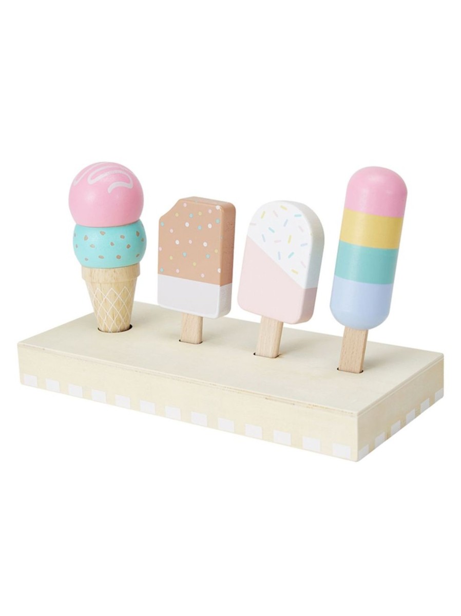 Toys Anko Pretend Play & Dress Up | Wooden Toy Ice Cream Set