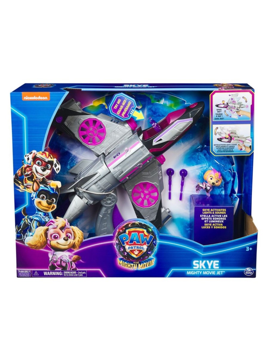 Toys Paw Patrol Trains & Vehicles | Skye'S Paw Patrol: The Mighty Movie Rescue Jet