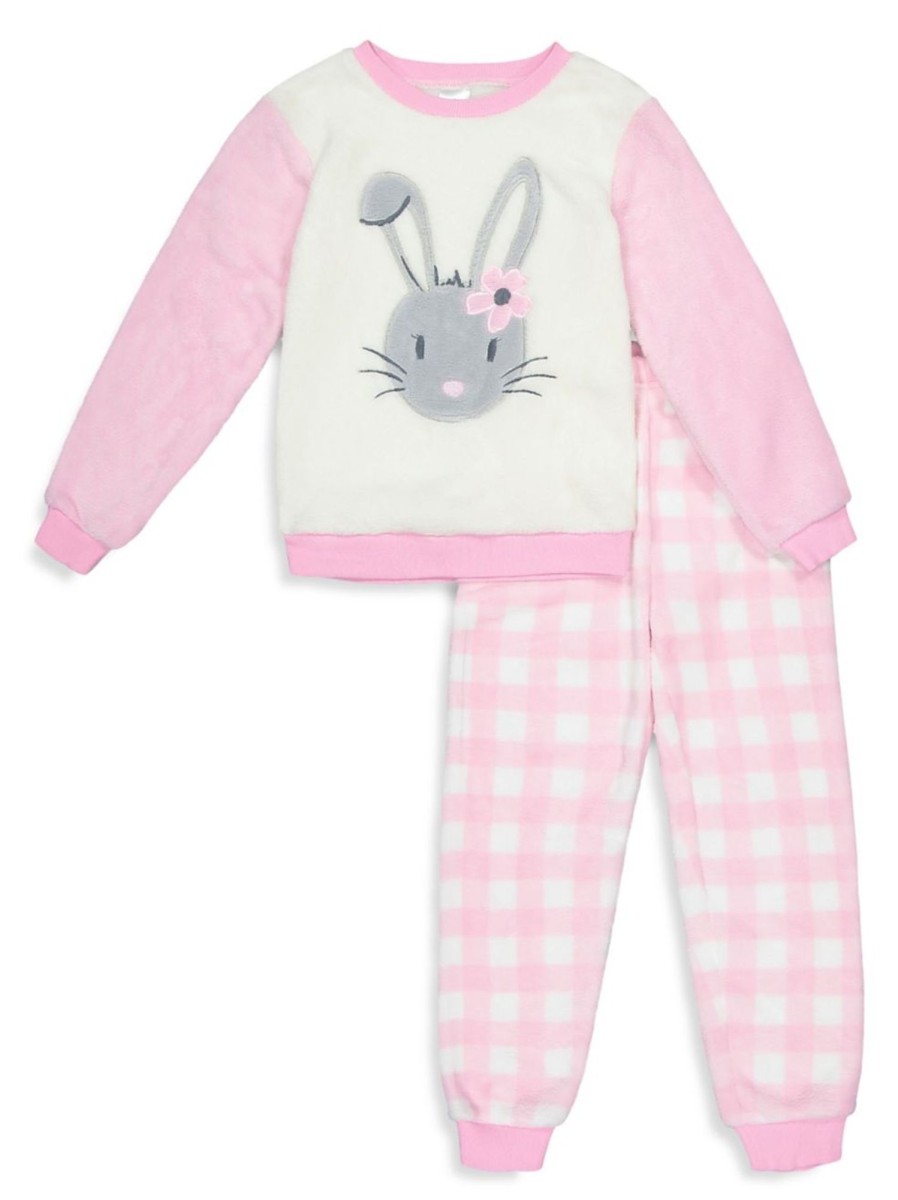 Kids & Baby Anko Toddler Girls | Little Girl'S 2-Piece Fleece Pyjama Set