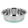 Pets Anko | Stainless Steel And Silicone Pet Bowl - Extra Extra Large