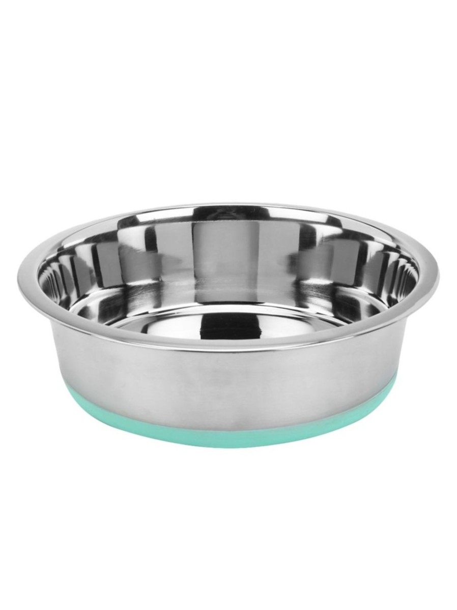 Pets Anko | Stainless Steel And Silicone Pet Bowl - Extra Extra Large