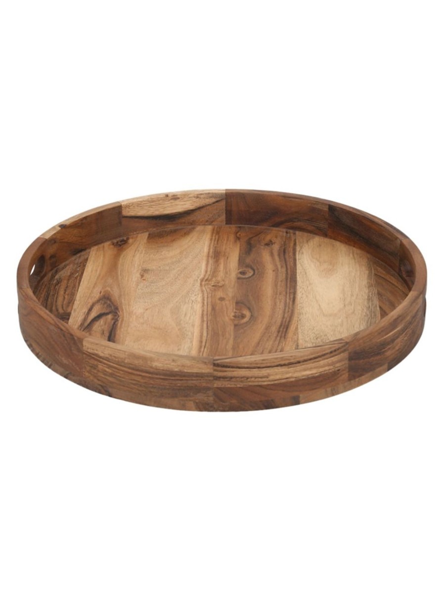 Home Living Anko Serveware | Acacia Round Serving Tray