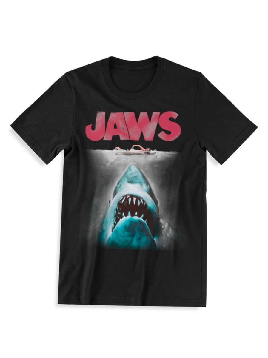 Men & Women Jaws Tops | Jaws Licensed Graphic T-Shirt