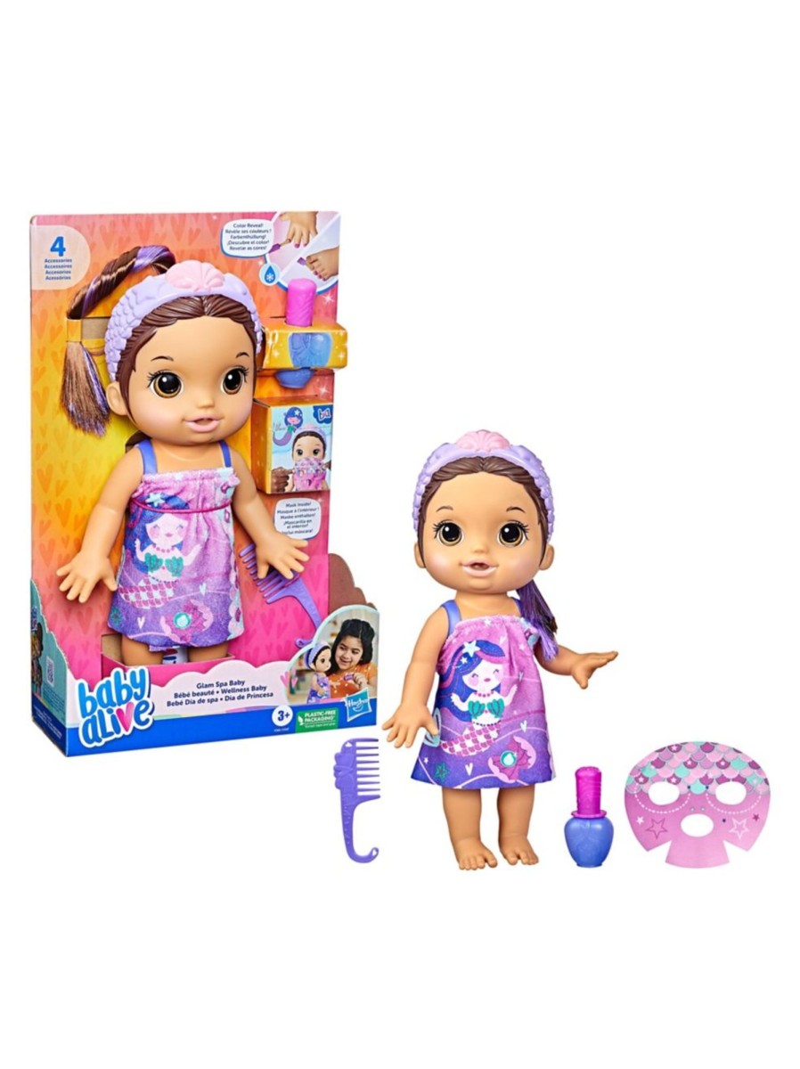 Toys Baby Alive Dolls & Doll Houses | Mermaid Glam Spa Baby Doll