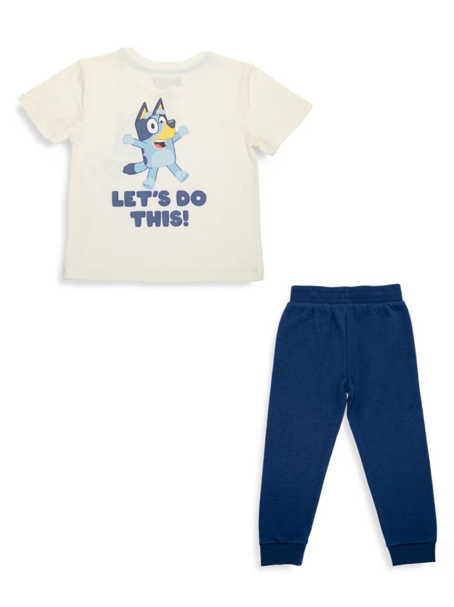 Kids & Baby Bluey | Little Boy'S 2-Piece Lets Do This T-Shirt & Joggers Set