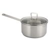 Home Living Anko Cookware | 20Cm Stainless Steel Saucepan With Aluminum Encapsulated Base