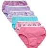 Kids & Baby Hanes Underwear & Socks | Little Girl'S 6-Piece Briefs Set