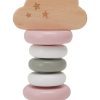 Toys Anko Infant & Toddler | Cloud Wooden Ring Rattle