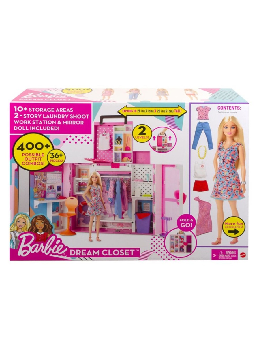 Toys Barbie Dolls & Doll Houses | Fashionistas Dream Closet Doll And Playset